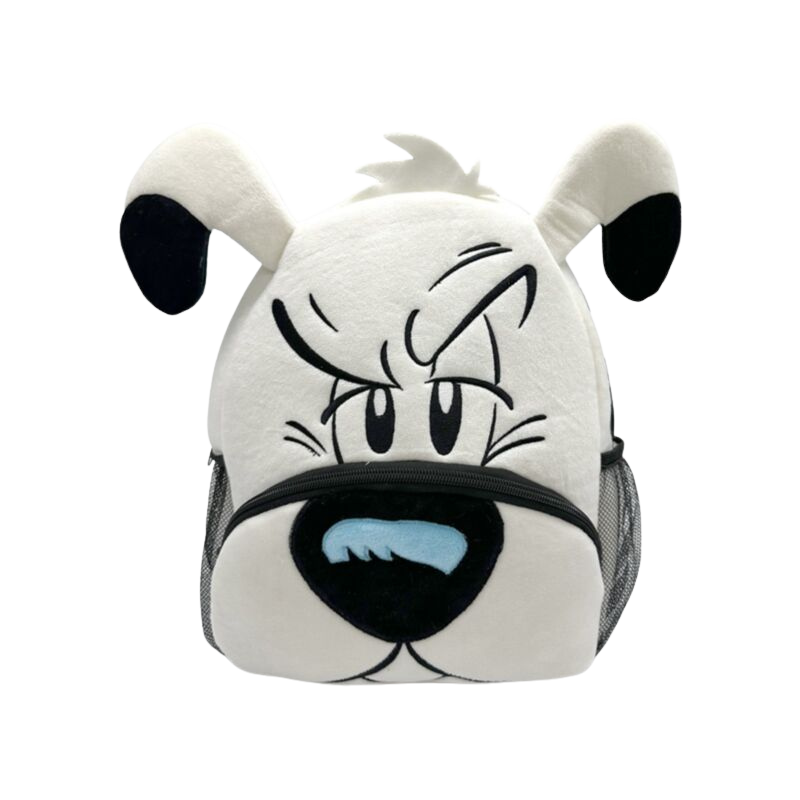 Idefix plush-effect backpack