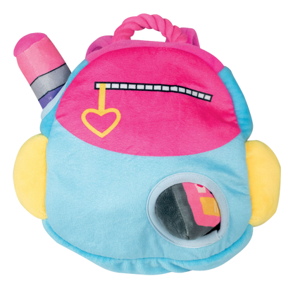 Dog backpack snuffle toy