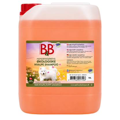 Organic shampoo for puppies