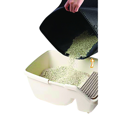 Tapis de sortie de litière nid d’abeille