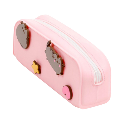 Pusheen Silicone Pencil Case with Stars and Hearts