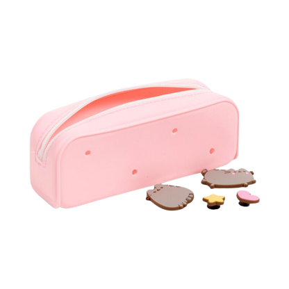 Pusheen Silicone Pencil Case with Stars and Hearts