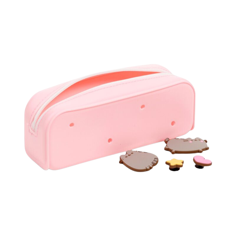 Pusheen Silicone Pencil Case with Stars and Hearts