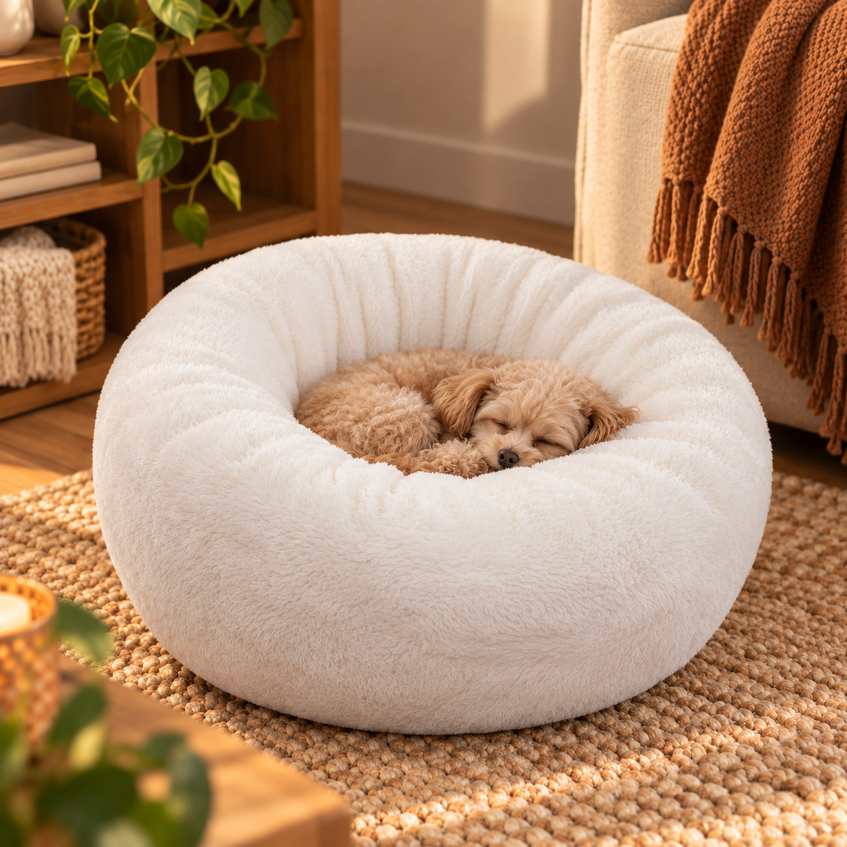 Coussin pouf Rasty pour chats et petits chiens