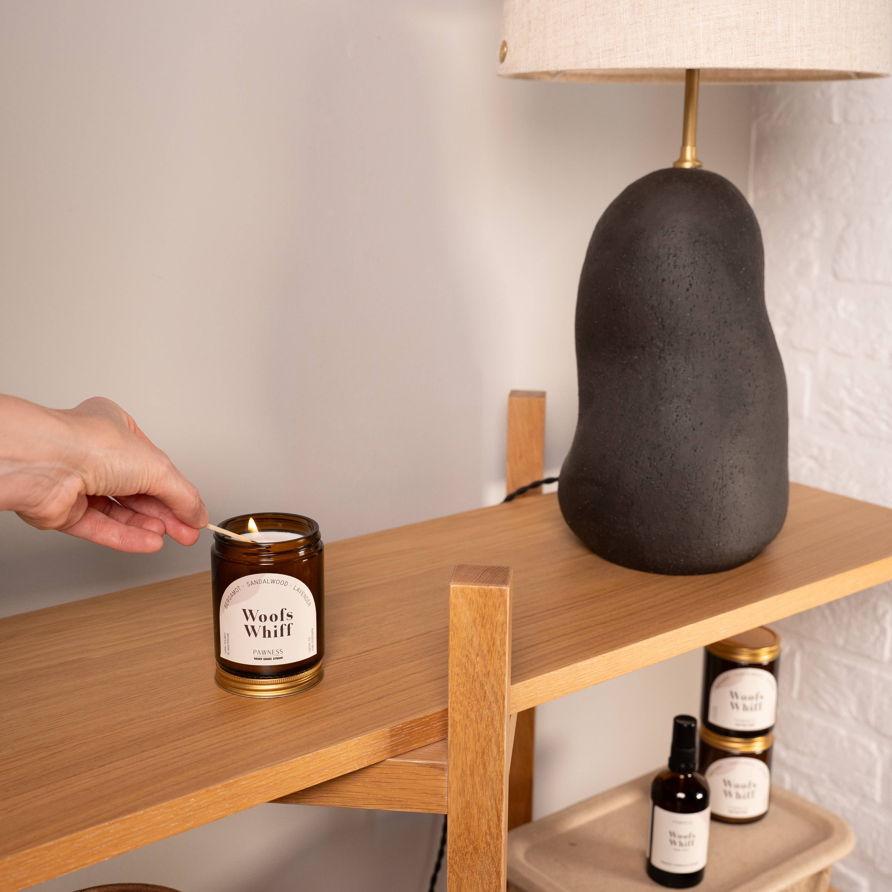 Bougie parfumée naturelle en cire de colza 