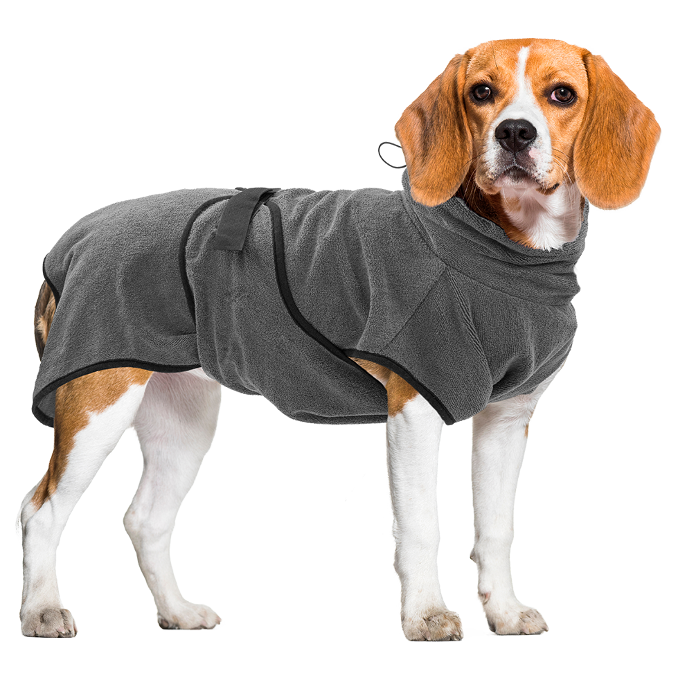 Ultra-absorbent microfiber drying robe