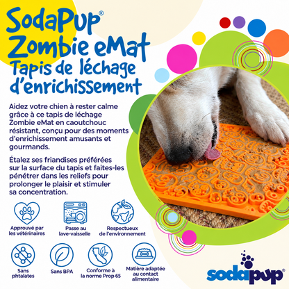 Tapis de léchage Zombie pour chiens et chats