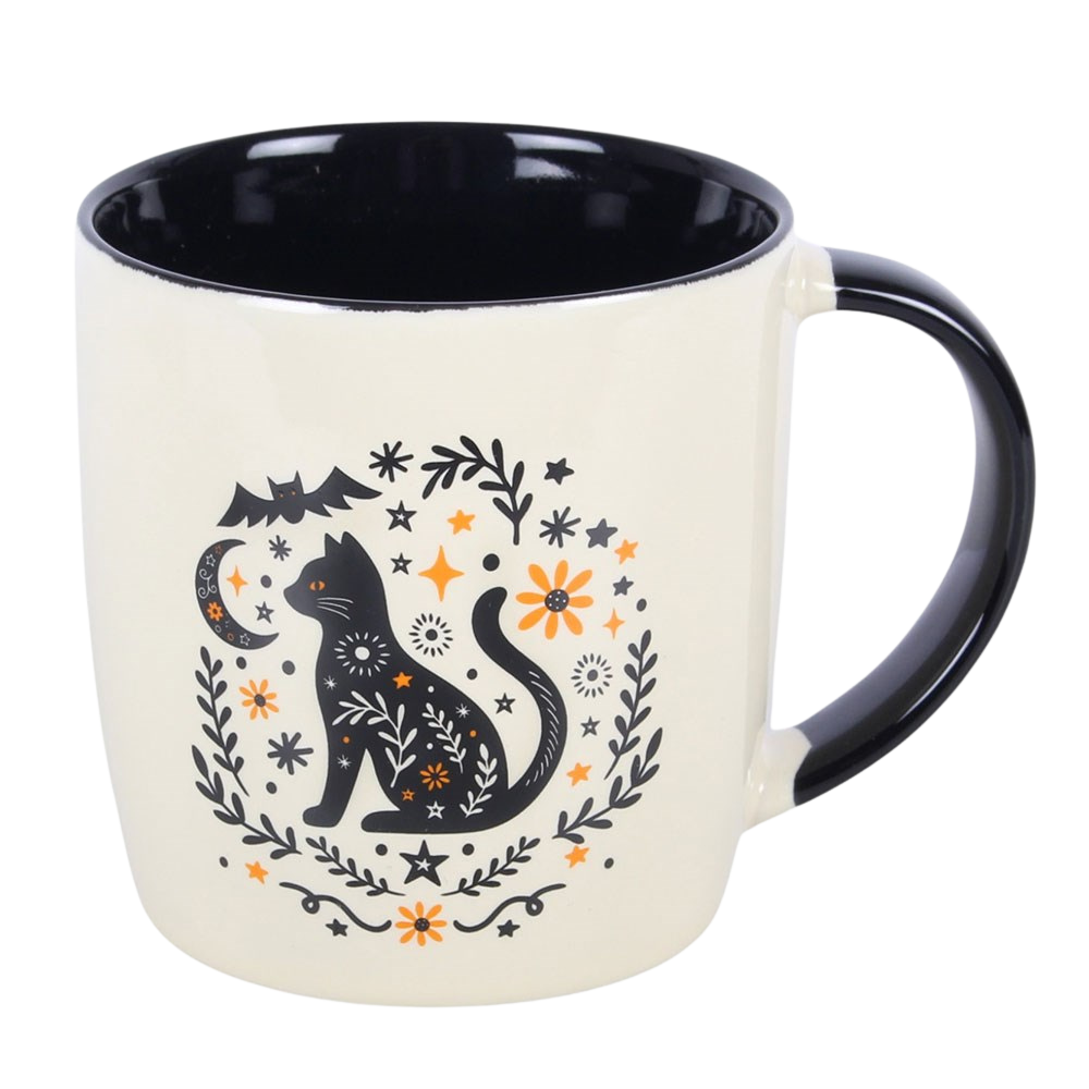 Mug en céramique Chat noir