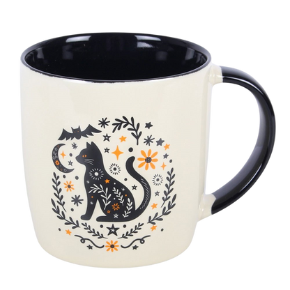Mug en céramique Chat noir