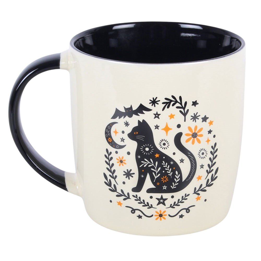 Mug en céramique Chat noir