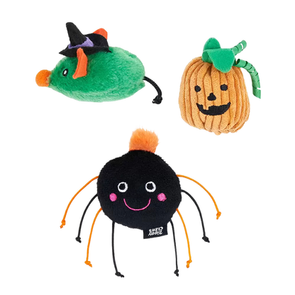 6-Pack Haunted Creatures Halloween Cat Toys