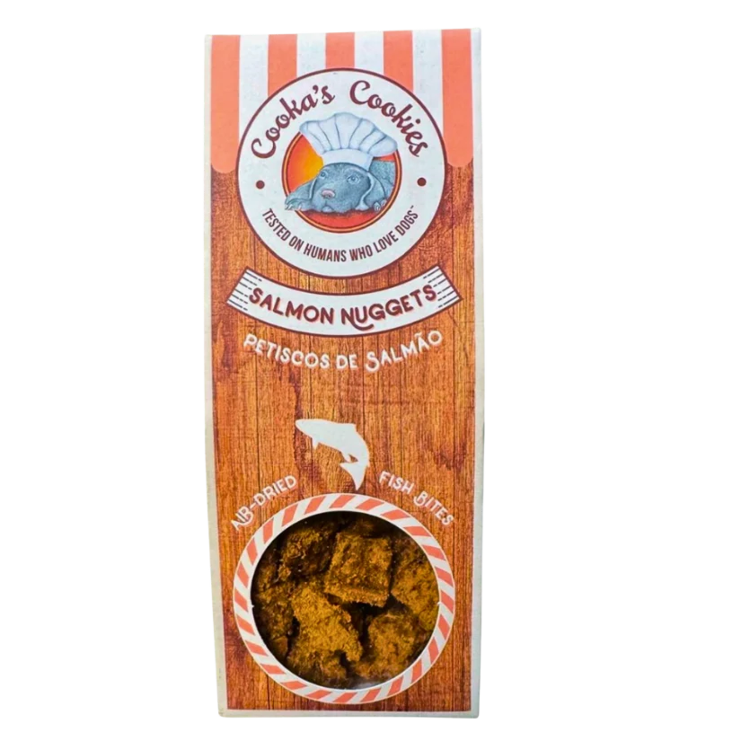 Dried salmon bites