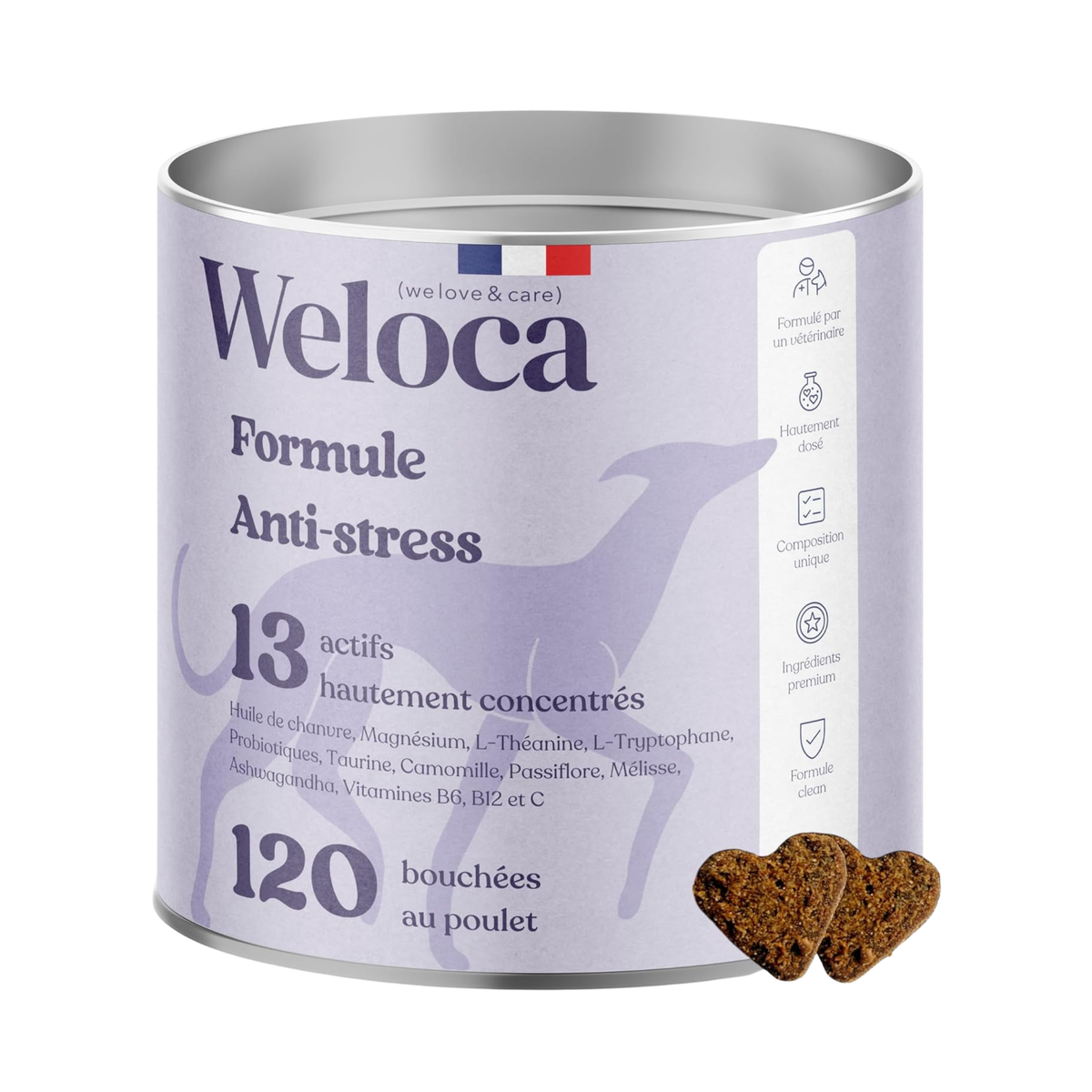 Complément alimentaire anti-stress pour chiens